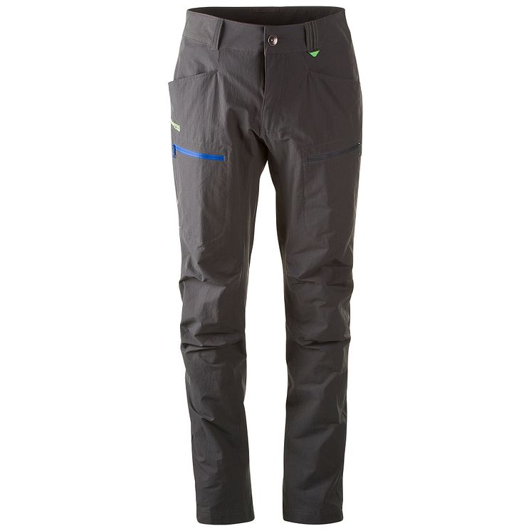 Utne Pant - Solid Dk Grey/Warm Cobalt