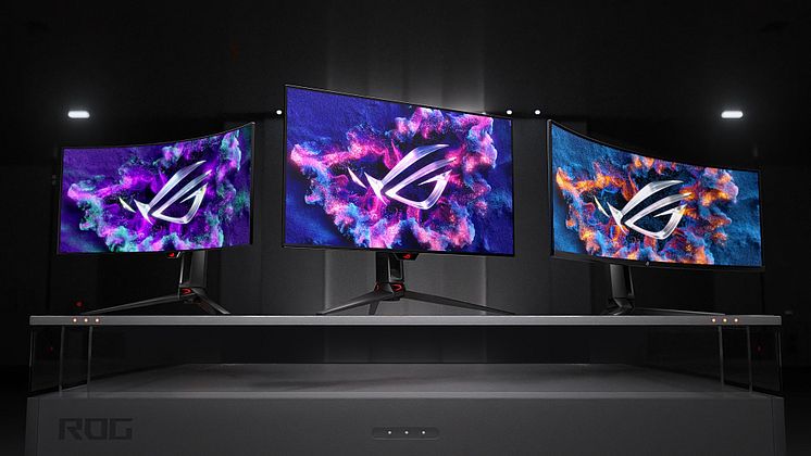 New ROG Swift OLED gaming monitor lineup_Gamescom