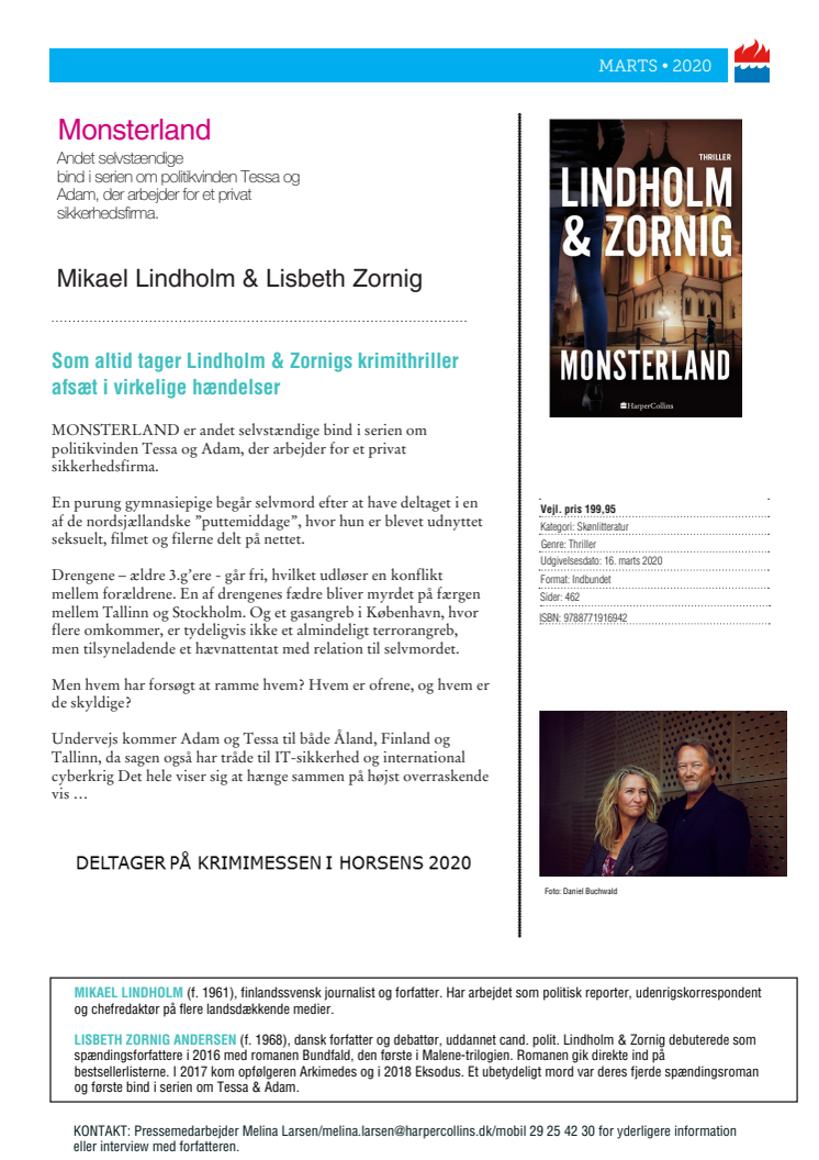 Monsterland af Mikael Lindholm & Lisbeth Zornig