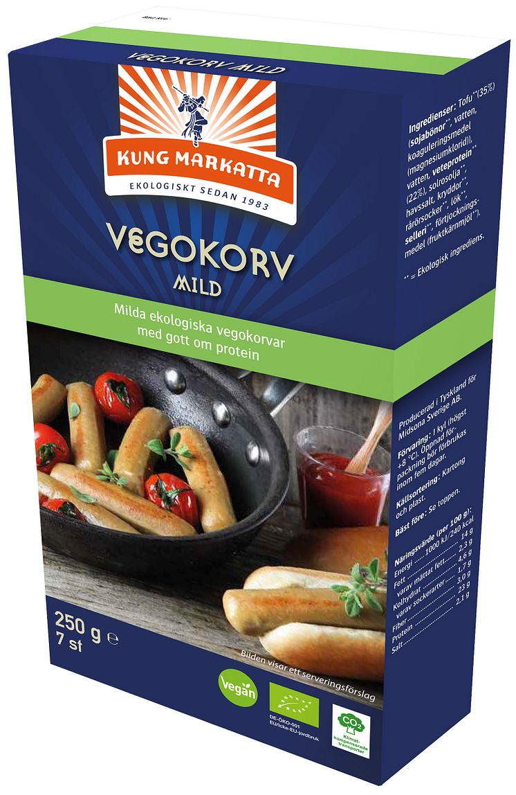 Kung Markatta Vegokorv mild