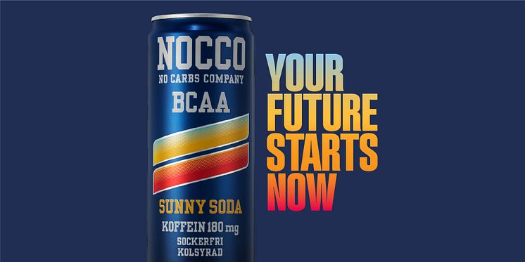 NOCCO Sunny Soda – Your future starts now! 