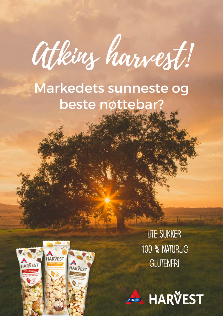 Atkins Harvest – markedets sunneste og beste nøttebar?