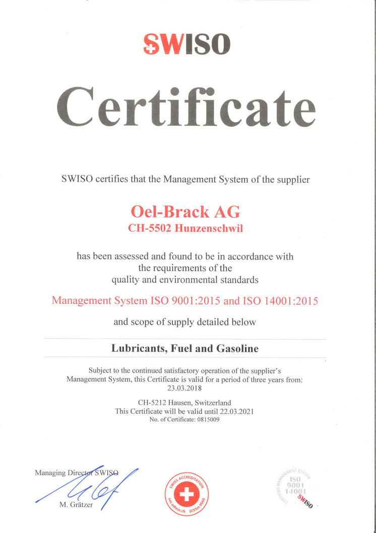 Nya ISO-certifikat för Midlands produktion i Schweiz