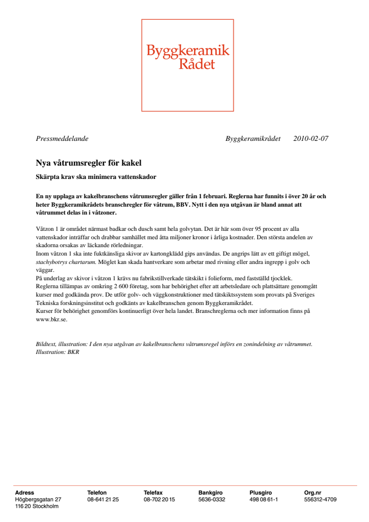 Nya våtrumsregler för kakel