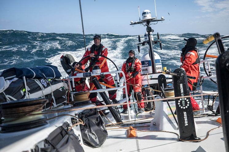 Hi-res image - Inmarsat - Inmarsat’s FleetBroadband powered the digital content delivery from the race yachts throughout the 2017-18 Volvo Ocean Race