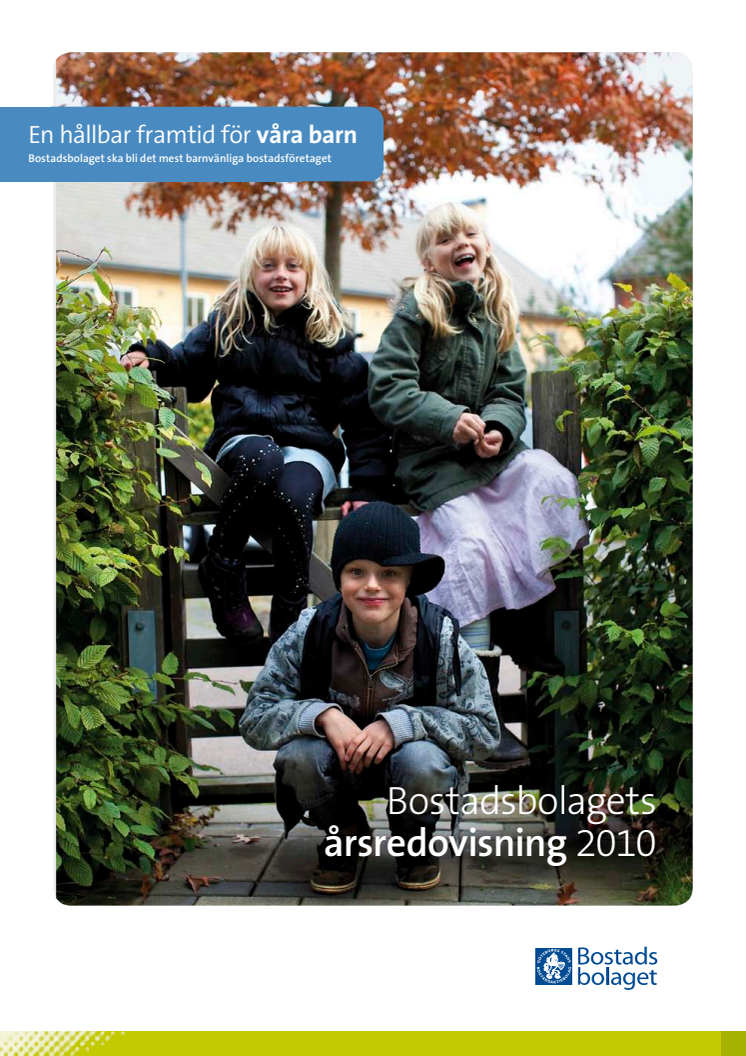 Bostadsbolagets Årsredovisning 2010