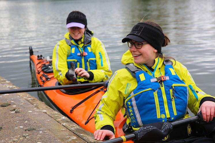 Hi-res image - Ocean Signal - Backed by Ocean Signal and WesCom Signal and Rescue, Kate Culverwell and Anna Blackwell are kayaking across Europe from London to the Black Sea to raise money for Pancreatic Cancer Action