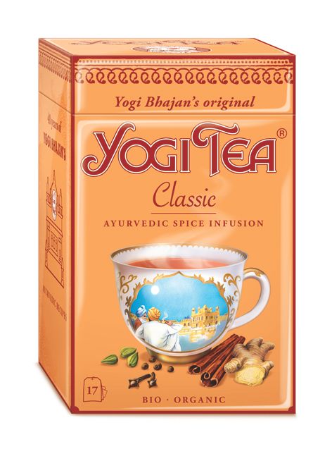 Yogi Tea Classic tinnboks poser økologisk 3D