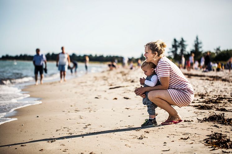 Familiehygge ved Saksild Strand