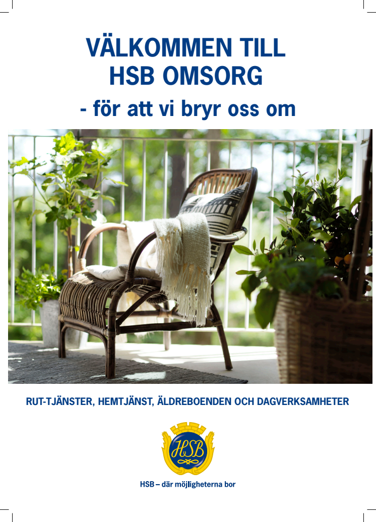 Välkommen till HSB Omsorg