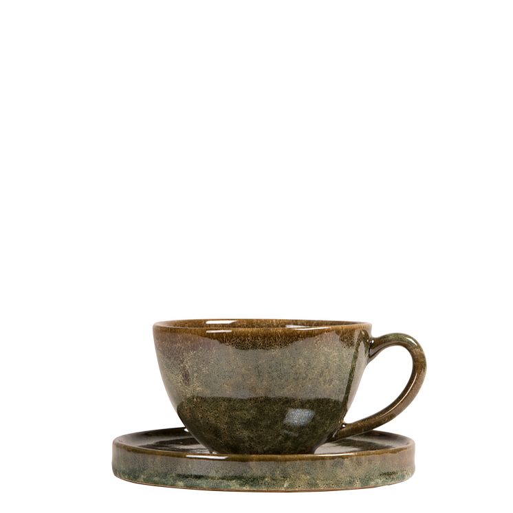 286-158gr MUG AND PLATE JADE