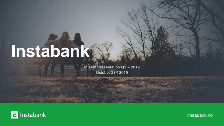 Instabank Presentasjon Q3 2019