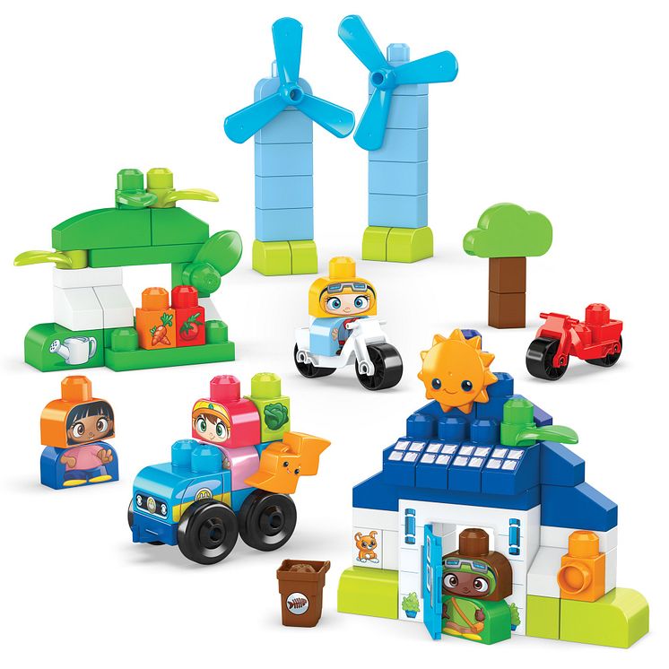 MEGA Bloks® Green Town™ Build & Learn Eco House™ HCG36