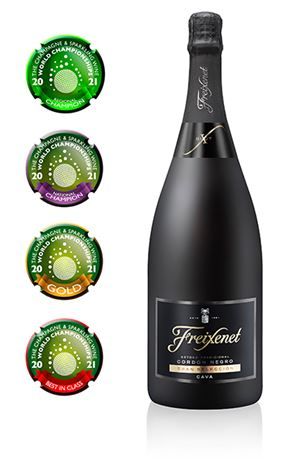 Freixenet Cordon Negro Magnum Medals.JPG