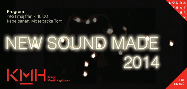 Programbok för New Sound Made – Kungl. Musikhögskolans jazzfestival 19-21 maj 2014