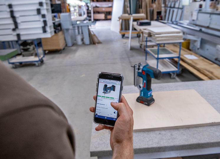 Bosch GST 18V-155 SC Professional Toolbox App
