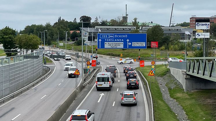 Vänstersväng från Inlandsgatan till Lundbyleden stängs