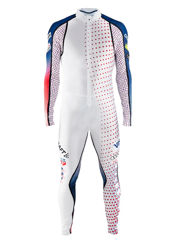 US Ski Team racing suit - Podium Race Suite Front