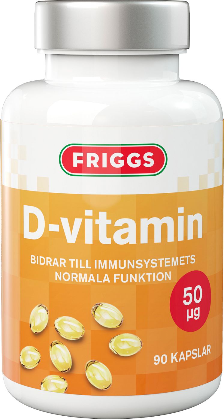 Friggs D-vitamin med 50 µg 