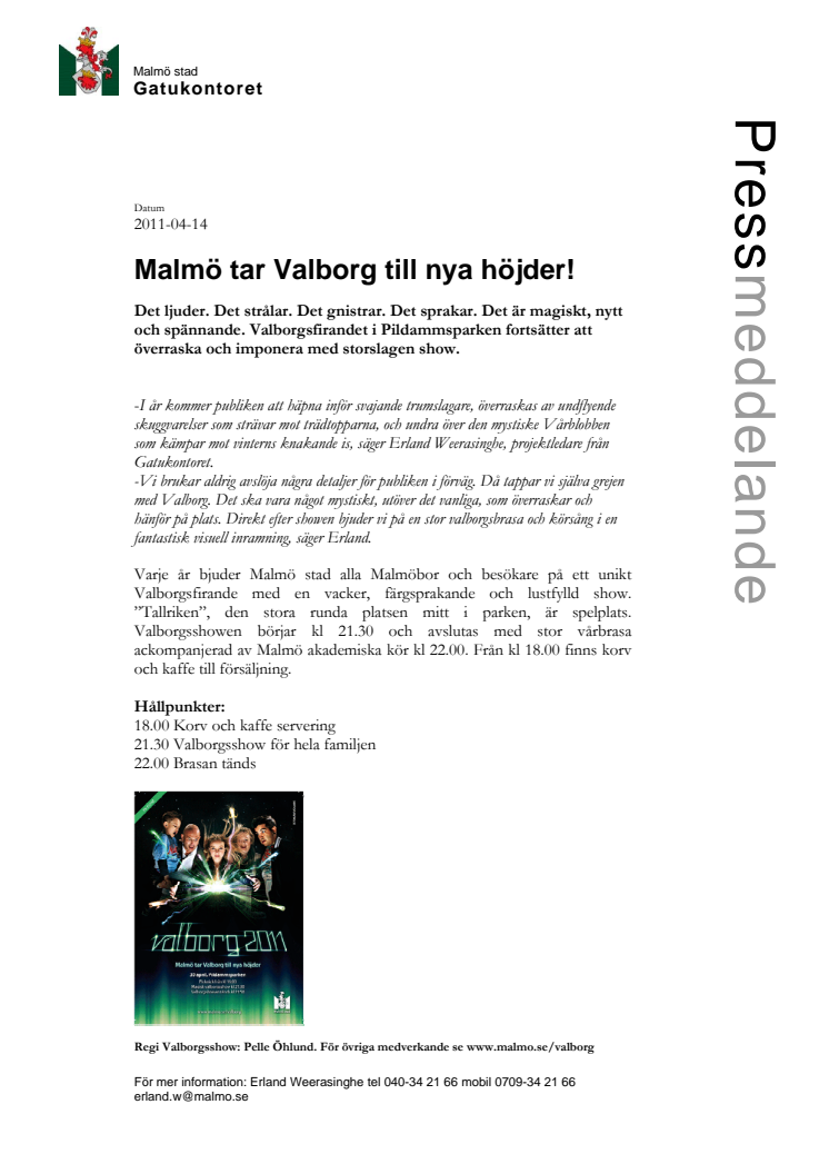 Malmö tar Valborg till nya höjder! 