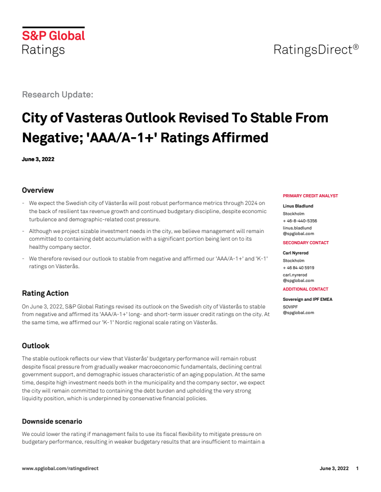 ResearchUpdate_CityofVasteras_Jun-03-2022.PDF