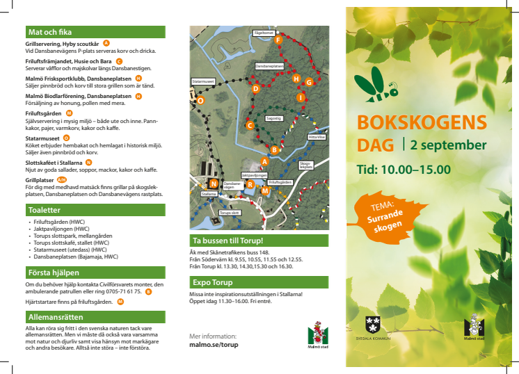 Program Bokskogens dag 2018