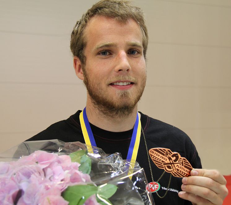 SM-brons i plåtslageri till Tony Nilsson, Västerås