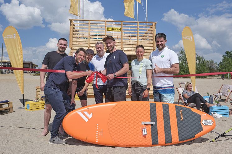 Eröffnung der neuen SUP-Station am Nordstrand Cospudener See