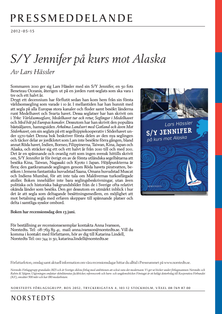 Ny bok av Lars Hässler