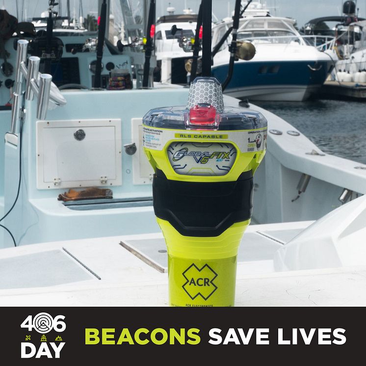 ACR Electronics - 406Day raises awareness about 406 MHz beacons, like the ACR GlobalFix V6 AIS EPIRB