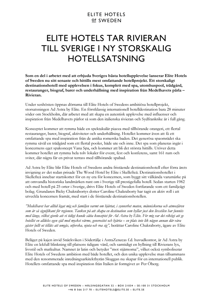 Elite Hotels tar Rivieran till Sverige i ny storskalig hotellsatsning_Pressmeddelande.pdf