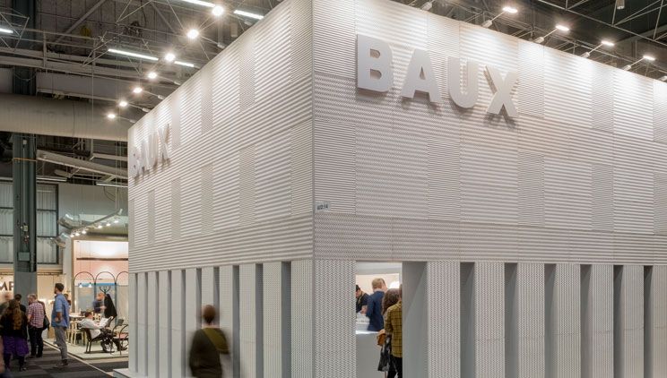 Best stand designed Form Us With Love and Johan Ronnestam for BAUX