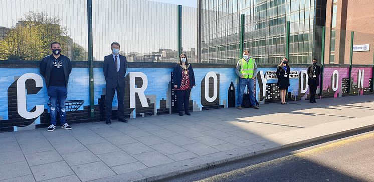 East Croydon station mural 