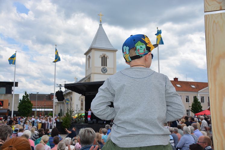 Folkfest på Kungsbacka Torg