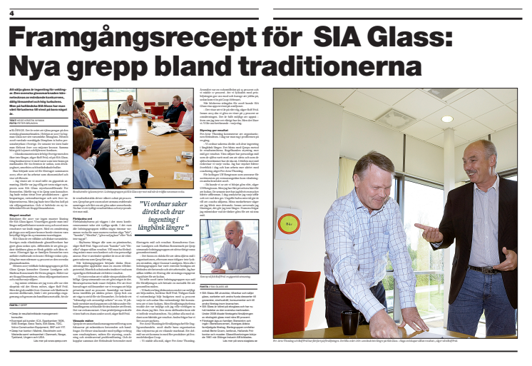 Case: SIA Glass & Qeep Consulting
