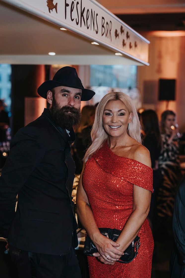 Johan Malm och Jessica Andersson