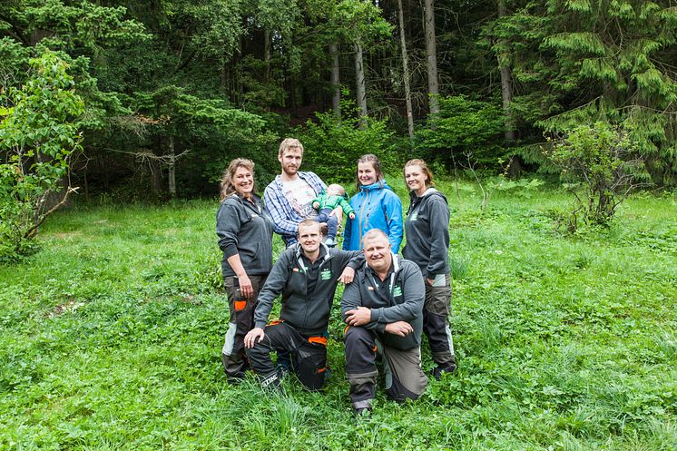 Specialistteamet från Millesons handelsträdgård med familjen Lyckälv, vinnare #Sverigesfulasteträdgård