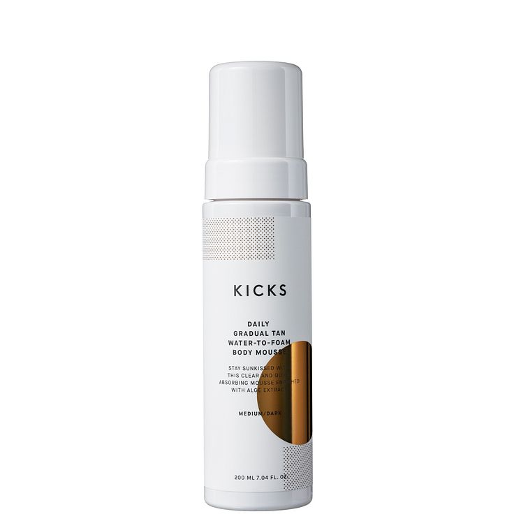 KICKS Daily Gradual Tan Quick Water ÔÇô to ÔÇô Foam Body Mousse MD Self tan-200 ml