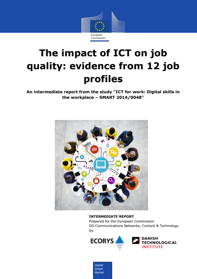 The impact of ICT on job quality: evidence from 12 job profiles
