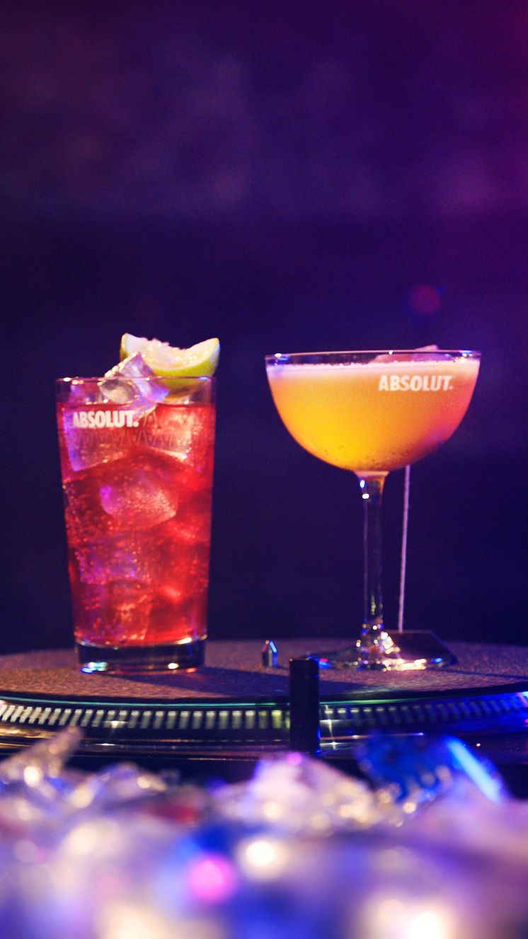Absolut Comeback 2 drinks