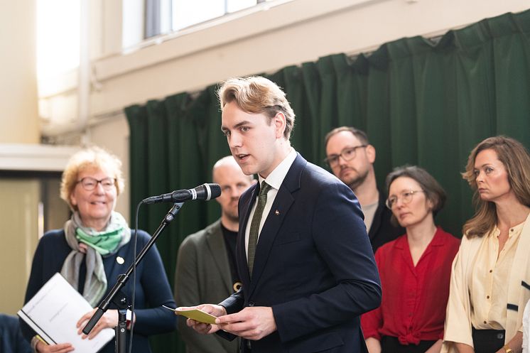Fabian Wahl Sandvold, AUF, jurymedlem / fro Labour Party Youth, member of jury 