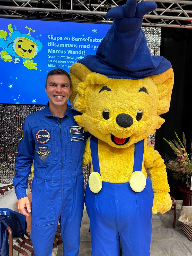 Bamse och Marcus Wandt