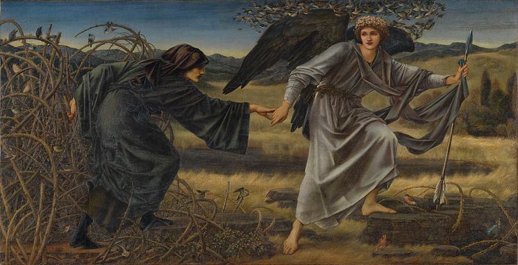 Edward Burne-Jones: Love and the Pilgrim (1877-97). Eier: Tate