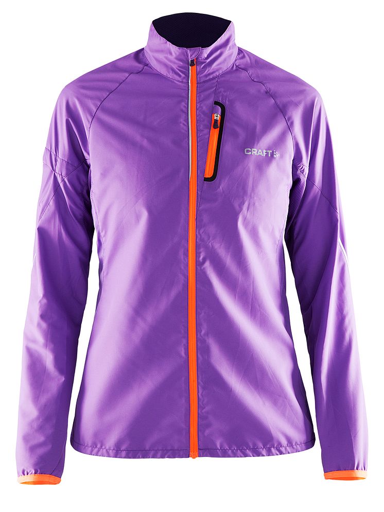Devotion jacket (women) i färgen lilac/flourange