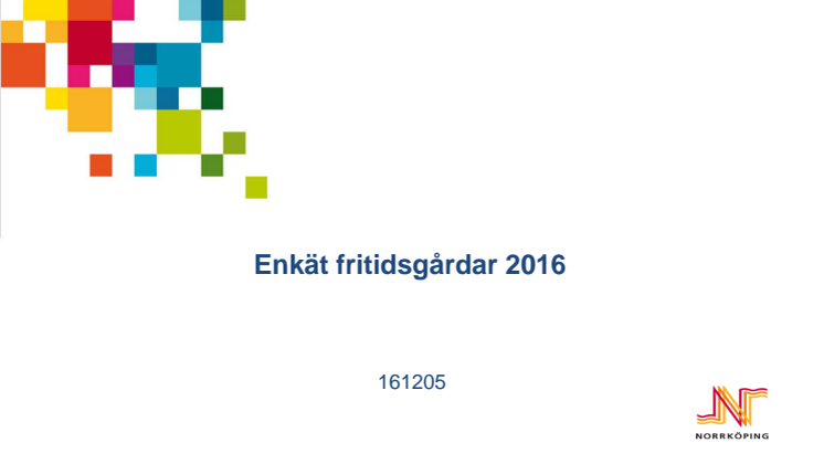 Enkät - fritidsgårdar 2016