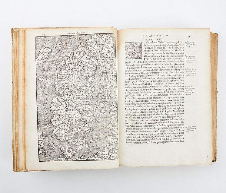 Förstautgåva av Gothorum Sveonumque historia av Johannes Magnus