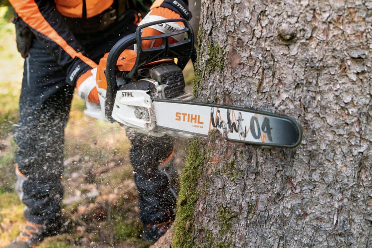 Nya lättare svärd och kedja från STIHL 1