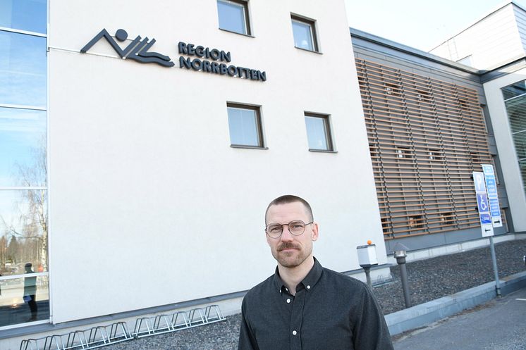 Albin Dahlin Almewall, forskare omvårdnad vid Luleå tekniska universitet