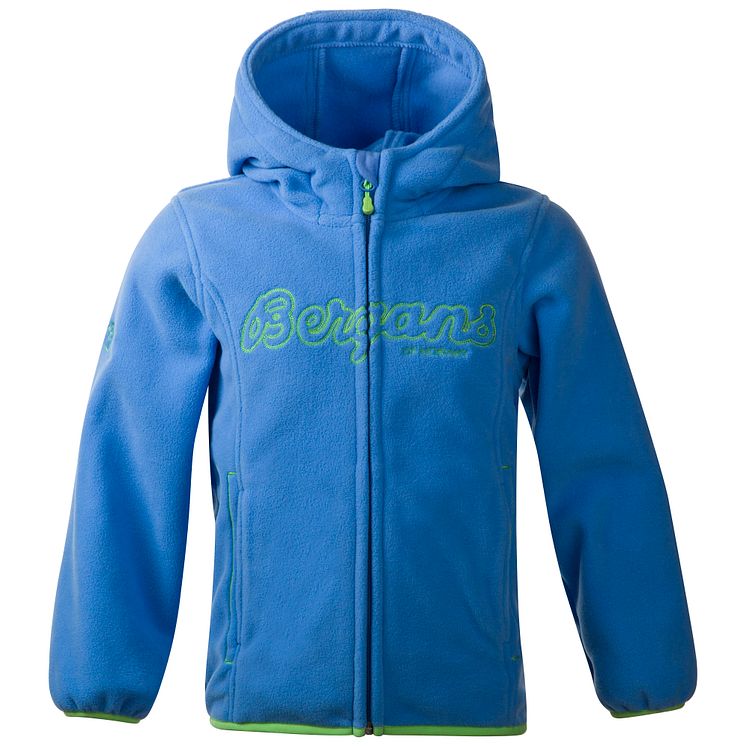 Bryggen Kids Jacket - Sky Blue/Lime Zest