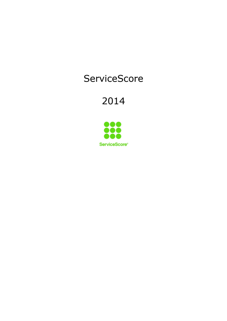 Bäst på service 2014